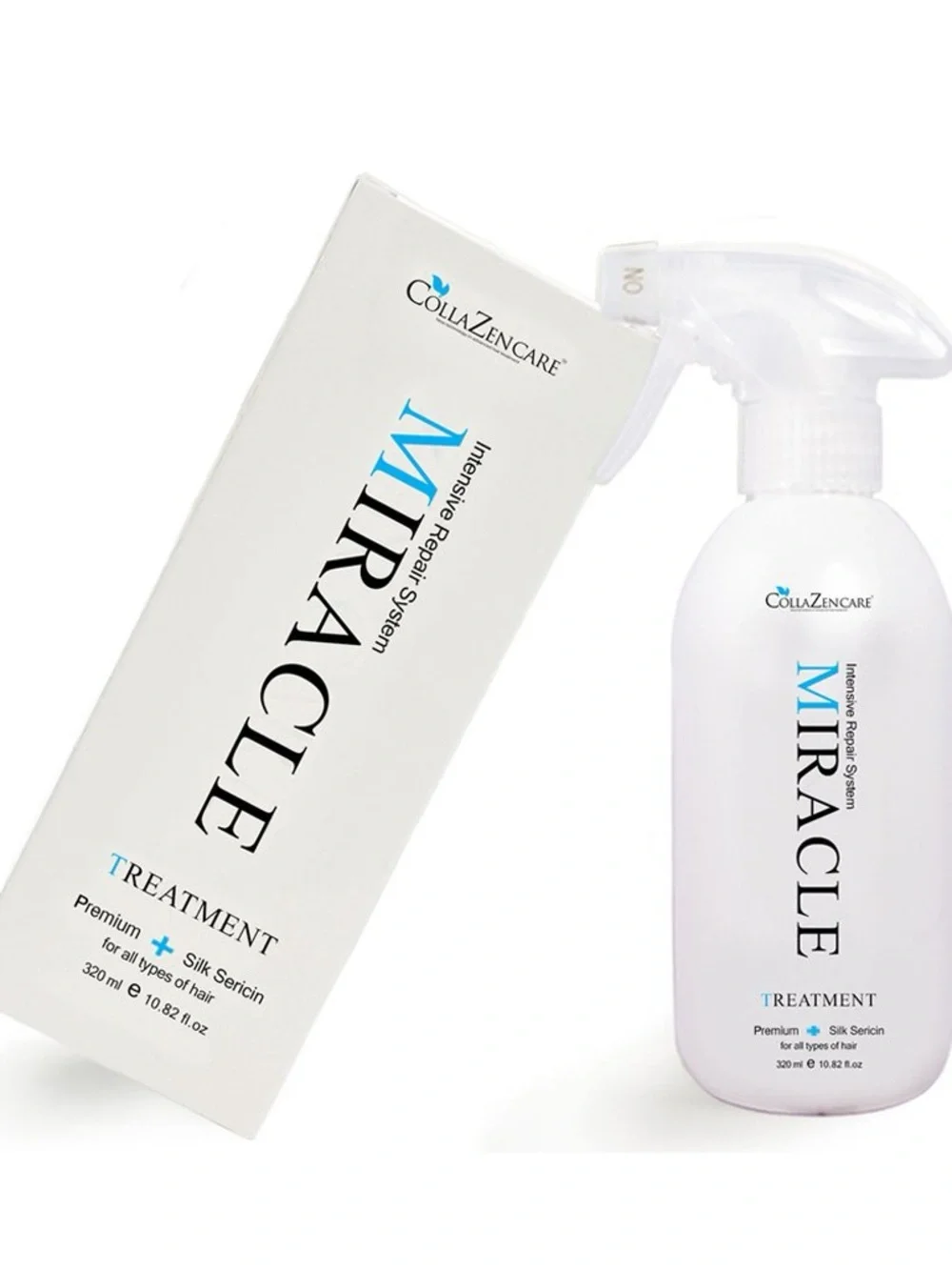 Miracle Women Hair Treatment & Mask in White and Blue